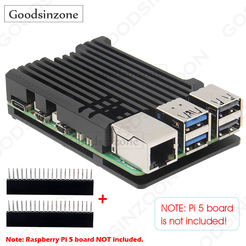 Pi 5 Case - Casing Pelindung Aluminium Raspberry Pi 5