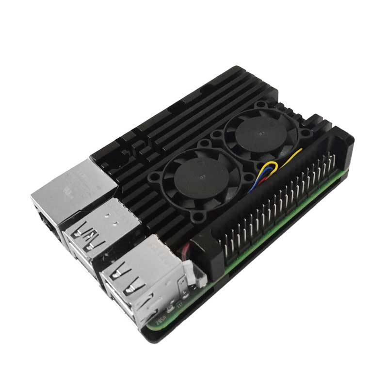 Pi 5 Case - Casing logam aluminium Raspberry Pi 5