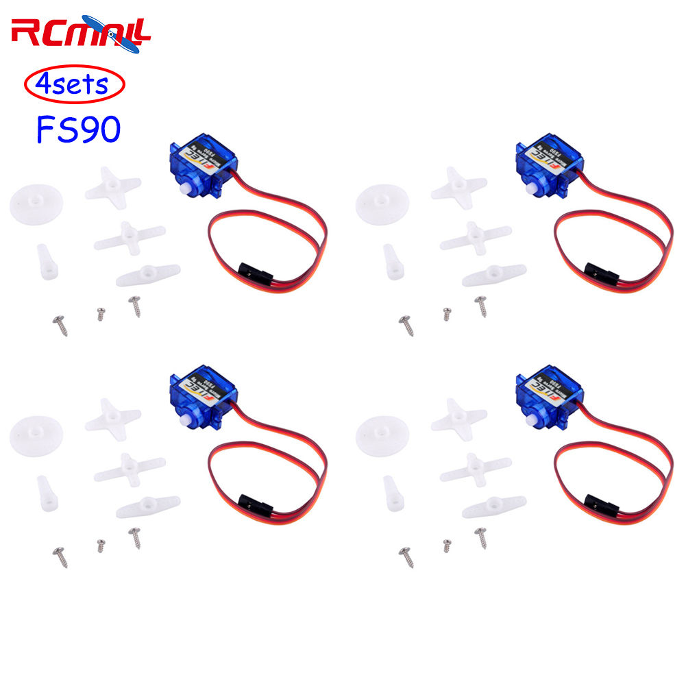 Raspberry Pi 4 - 4 set Feetech FS90 9g Motor