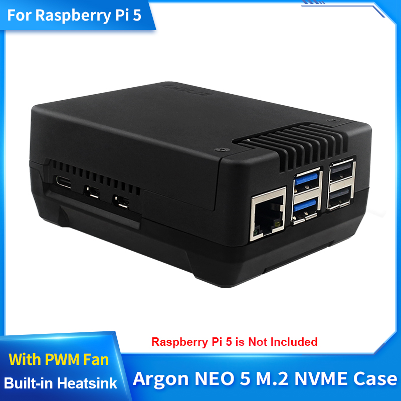 Pi 5 Case - Casing Argon NEO 5 M.2 NVME