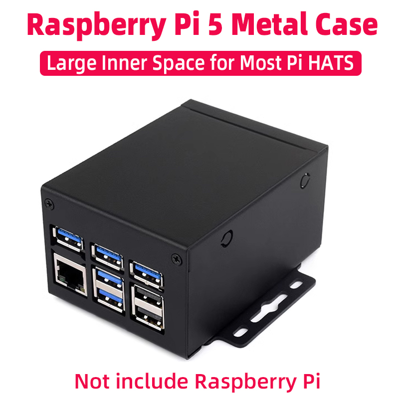 Casing Logam Raspberry Pi 5, C - Pi 5 Case ulasan dan harga