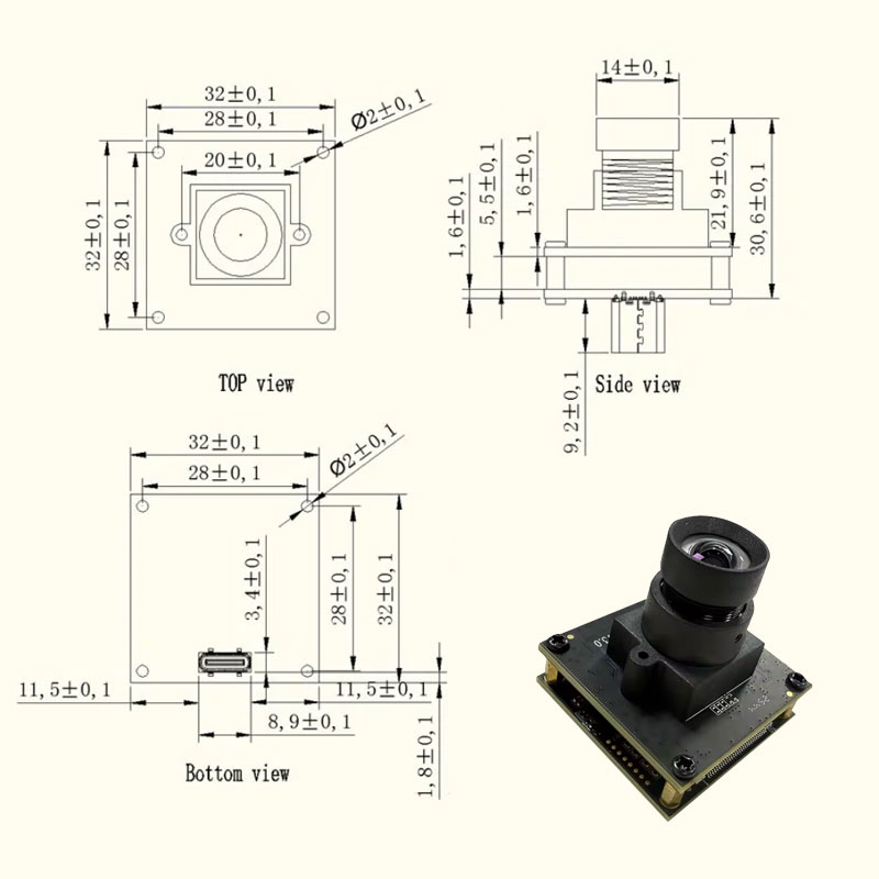 1/1.8 IMX678 4K 60FPS USB3.0 8 - Pi Camera Module ulasan dan harga