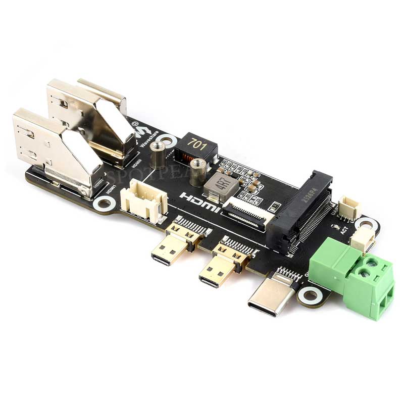 Raspberry Pi 5 PCIe ke M.2 Mul - Pi Cooler ulasan dan harga