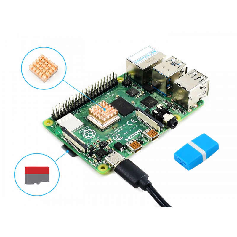 Raspberry Pi 4 Model B Starter - Pi 4 Case ulasan dan harga