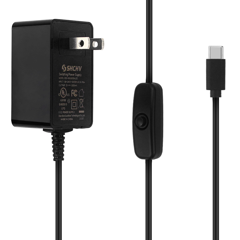 Adaptor Daya USB Tipe C 5V 3A  - Pi Power Supply ulasan dan harga