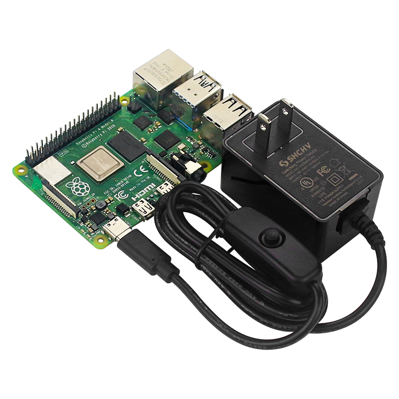 Adaptor Daya USB Tipe C 5V 3A  - Pi Power Supply ulasan dan harga