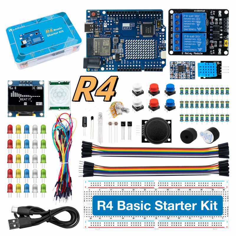 Kit Pemula Pengembangan UNO R4 - Arduino Kit ulasan dan harga