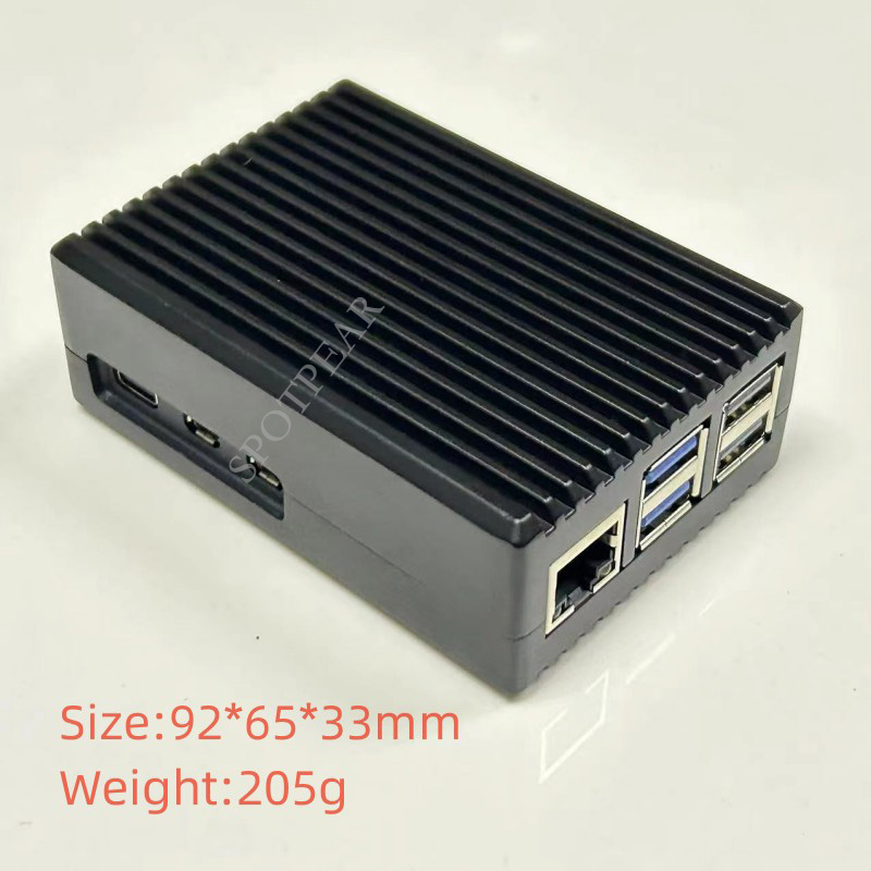 Casing Metal casing aluminium  - Pi 5 Case ulasan dan harga