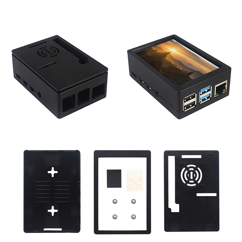 Raspberry Pi 4 Layar Sentuh 3. - Pi 4 Case ulasan dan harga