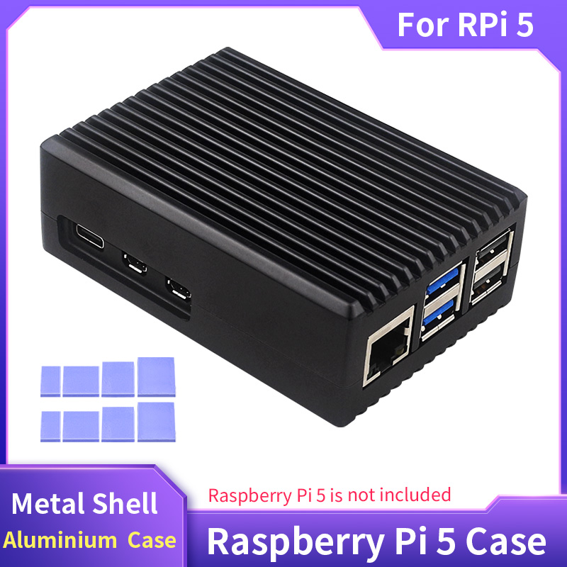 Raspberry Pi 5 cangkang logam  - Pi 5 Case ulasan dan harga