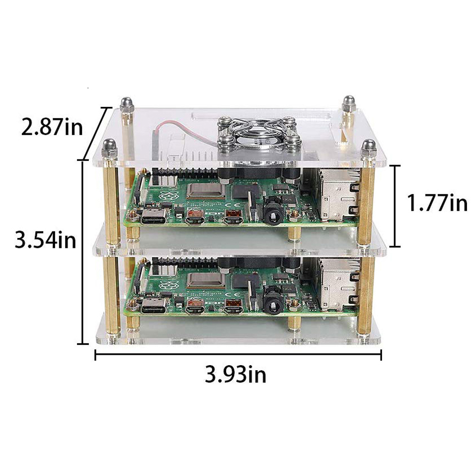 Raspberry Pi 4B 3B + 2B 15 Lap - Pi Cooler ulasan dan harga