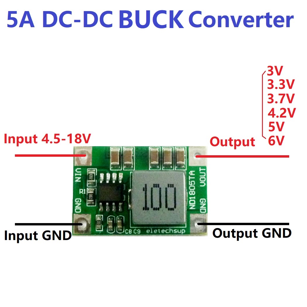 Modul Konverter DC-DC 5A, 4,5- - Raspberry Pi 4 ulasan dan harga